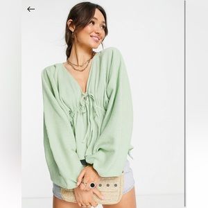 ASOS design sage blouse